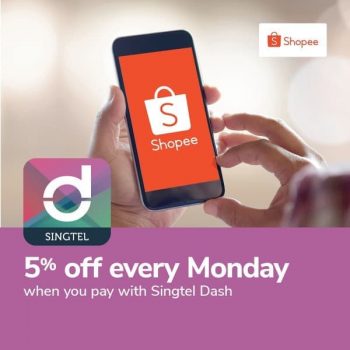 Singtel-Dash-5-off-Promotion-350x350 28 Jul-28 Sep 2020: Shopee 5% off Promotion with Singtel Dash
