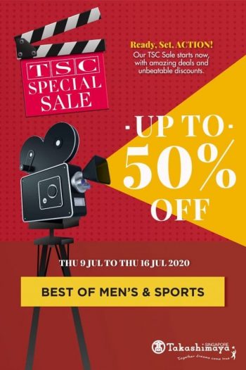 Takashimaya-TSC-Special-Sale-1-350x526 9-16 Jul 2020: Takashimaya Best of Men's and Sports TSC Special Sale