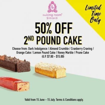 The-Icing-Room-50-Off-Your-Second-Pound-Cake-Promotion-350x350 30 Jun-15 Jul 2020: The Icing Room 50% Off Your Second Pound Cake Promotion