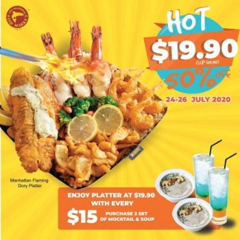 The-Manhattan-Fish-Market-Flaming-Dory-Platter-Promotion-350x350 24-26 Jul 2020: The Manhattan Fish Market Flaming Dory Platter Promotion