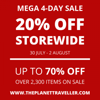 The-Planet-Traveller-Mega-4-Days-Sale-350x350 30 July-2 Aug 2020: The Planet Traveller Mega 4 Days Sale