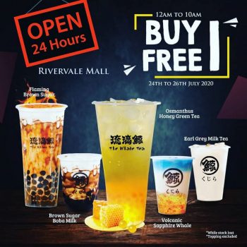 The-Whale-Tea-Buy-1-Free-1-Promo-at-Rivervale-Mall-350x350 24-26 Jul 2020: The Whale Tea Buy 1 Free 1 Promo at Rivervale Mall