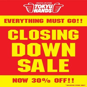 Tokyu-Hands-Jurong-East-Closing-Down-Sale-350x350 9 Jul 2020 Onward: Tokyu Hands Jurong East Closing Down Sale