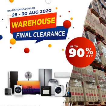 Audio-House-Warehouse-Final-Clearance-Weekend-Sale-350x350 28-30 Aug 2020: Audio House Warehouse Final Clearance Weekend Sale