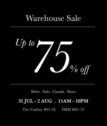 Benjamin-Barker-Warehouse-Sale-350x411 31 Jul-2 Aug 2020: Benjamin Barker Warehouse Sale