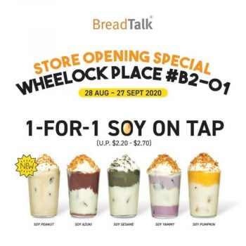 BreadTalk-Wheelock-Place-Opening-Special-Promotion-1-350x350 28 Aug-27 Sep 2020: BreadTalk Store Opening Special Promotion at Wheelock Place