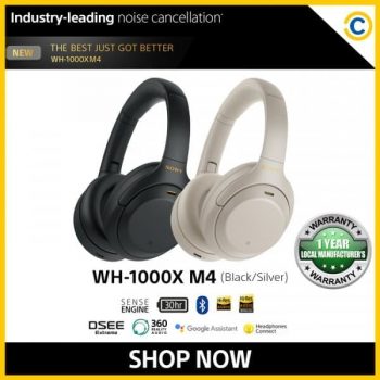 COURTS-Sony-WH-1000XM4-Headphones-Promotion-350x350 17 Aug 2020 Onward: COURTS Sony WH-1000XM4 Headphones Promotion