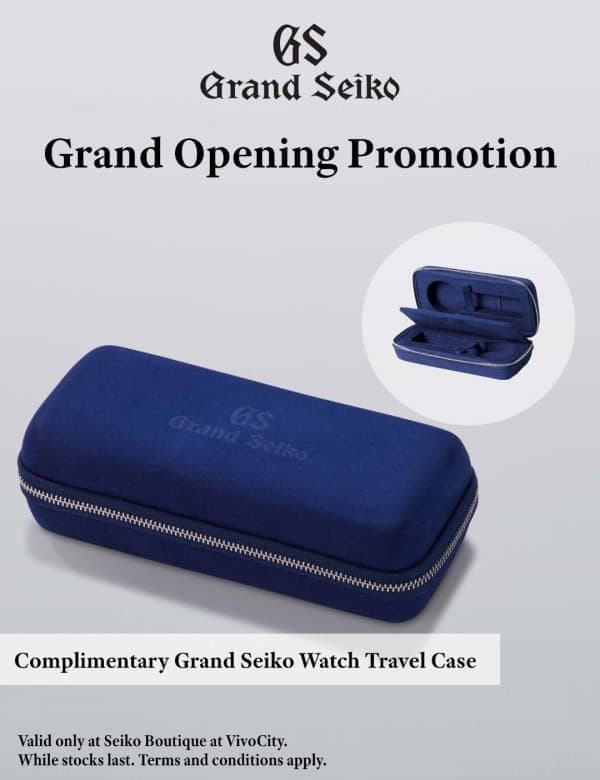 11 Aug 2020 Onward: Seiko Boutique Grand Opening Promotion at City Chain  VivoCity 