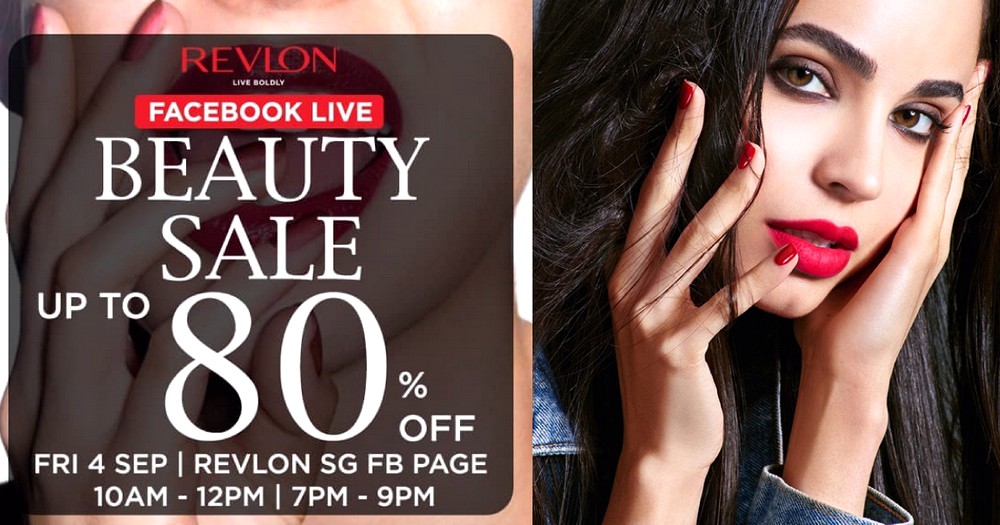 EOS-SG-Revlon-Warehouse-Sale-Facebook-Clearance-Singapore-Beauty-Discounts 4 Sep 2020: Revlon Beauty Sale! Up to 80% OFF!