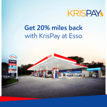 Esso-20-Miles-Back-Promotion-2-350x350 12 Aug 2020 Onward: Esso 20% Miles Back Promotion with KrisPay miles