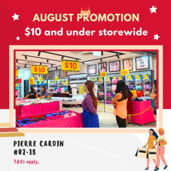 HarbourFront-Centre-August-Promotion-350x350 5 Aug 2020 Onward: Pierre Cardin August Promotion at HarbourFront Centre