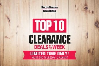 Harvey-Norman-Factory-Outlet-Top-10-Clearance-Deal-of-the-Week-350x232 10-13 Aug 2020: Harvey Norman Factory Outlet Top 10 Clearance Deal of the Week