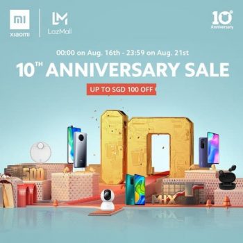 Mi-10th-Anniversary-Sale-350x350 16-21 Aug 2020: Mi 10th Anniversary Sale at Lazada