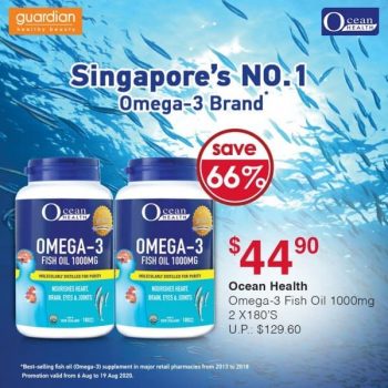 Ocean-Health-Omega-3-Fish-Oil-Promotion-at-Guardian-350x350 10-19 Aug 2020: Ocean Health Omega-3 Fish Oil Promotion at Guardian