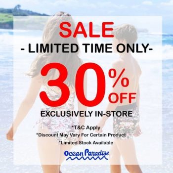 Ocean-Paradise-30-Off-Sale-350x350 13 Aug 2020 Onward: Ocean Paradise 30% Off Sale
