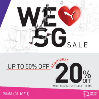 PUMA-We-Love-SG-Sale-at-Century-Square--350x350 12-31 Aug 2020: PUMA We Love SG Sale at Century Square