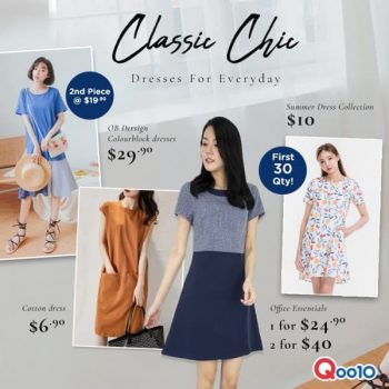 Qoo10-Classic-Chic-Dresses-Sale-350x350 12 Aug 2020 Onward: Qoo10 Classic Chic Dresses Sale