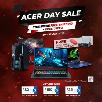 Qoo10-Exclusive-Flash-Sale--350x350 20-30 Aug 2020: Acer Exclusive Flash Sale on Qoo10