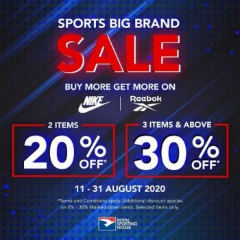 Royal-Sporting-House-Sports-Big-Brand-Sale--350x350 14 Aug 2020 Onward: Nike and Reebok Sports Big Brand Sale at Royal Sporting House