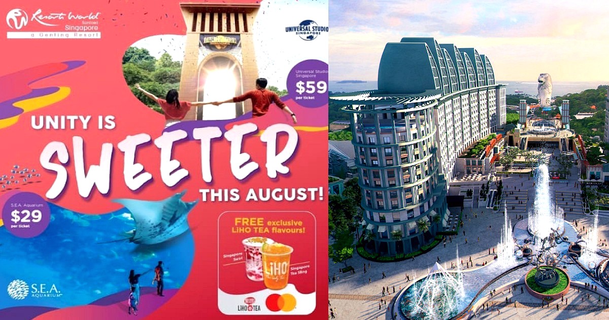 SG-Sentosa-Liho 1-31 Aug 2020: LiHO Exclusive FREE TEA Promotion at Resorts World Sentosa