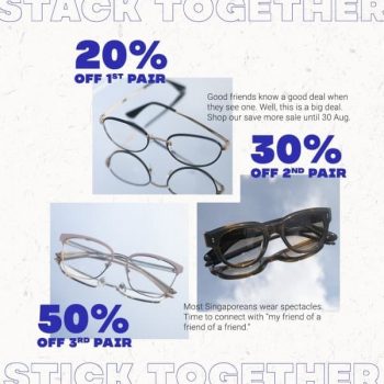 Spectacle-Hut-Stack-Together-Promotion-350x350 25-30 Aug 2020: Spectacle Hut Stack Together Promotion