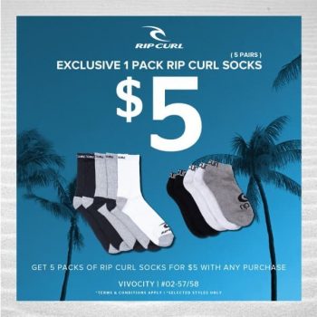 VivoCity-Rip-Curl-Socks-Promotion-350x350 29 Aug 2020 Onward: VivoCity Rip Curl Socks Promotion