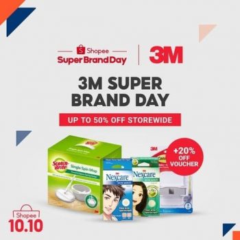 3M-Super-Brand-Day-Promotion-on-Shopee-350x350 23 Sep 2020: 3M Super Brand Day Promotion on Shopee