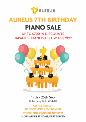 Aureus-Academy-Birthday-Piano-Sale-350x495 19-25 Sep 2020: Aureus Academy Birthday Piano Sale