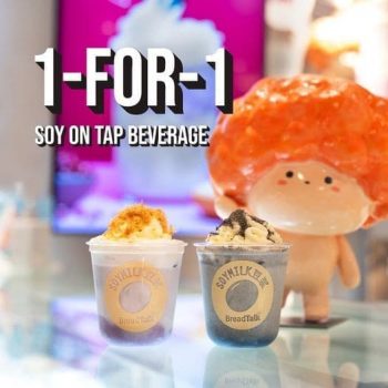 BreadTalk-1-for-1-Soy-On-Tap-Beverages-Promotion-at-Wheelock-Place-350x350 24-27 Sep 2020: BreadTalk 1-for-1 Soy On Tap Beverages Promotion at Wheelock Place