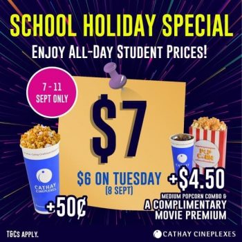 Cathay-Cineplexes-School-Holiday-Special-Promotion-350x350 7-11 Sep 2020: Cathay Cineplexes School Holiday Special Promotion