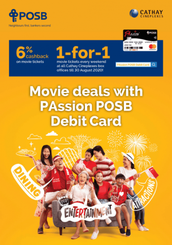 Cathay-Lifestyle-1-for-1-Movies-Promotion-350x499 2 Sep 2020 Onward: Cathay Lifestyle 1-for-1 Movies  Promotion with POSB