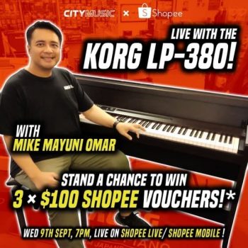 City-Music-with-KORG-LP-380-on-Shopee-Live-350x350 9 Sep 2020: City Music with KORG LP-380 on Shopee Live