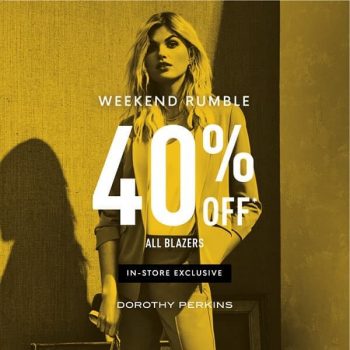 Dorothy-Perkins-GSS-In-store-Exclusive-Weekend-Rumble-Promotion-350x350 17-20 Sep 2020: Dorothy Perkins GSS In-store Exclusive Weekend Rumble Promotion