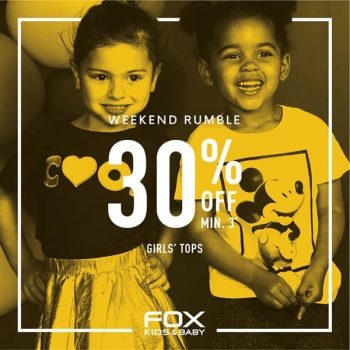 Fox-Fashion-GSS-Weekend-Rumble-Sale-1-350x350 18-20 Sep 2020: Fox Fashion GSS Weekend Rumble Sale
