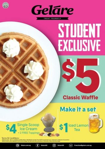 Gelare-Cafe-Student-Student-PromotionGelare-Cafe-Student-Student-Promotion-350x495 3 Sep 2020 Onward: Gelare Cafe Student Exclusive Promotion