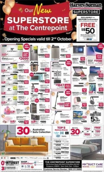 Harvey-Norman-New-Superstore-Promotion-at-The-Centrepoint-350x579 27 Sep-2 Oct 2020: Harvey Norman New Superstore Promotion at The Centrepoint