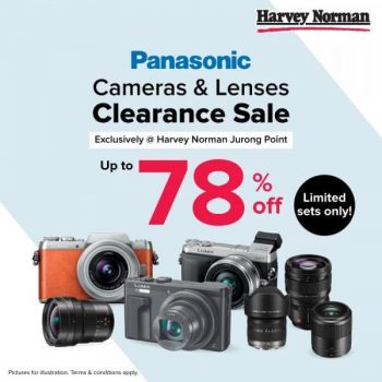 Harvey-Norman-Panasonic-Cameras-and-Lenses-Clearance-Sale-350x350 17 Sep 2020 Onward: Harvey Norman Panasonic Cameras and Lenses Clearance Sale at Jurong Point