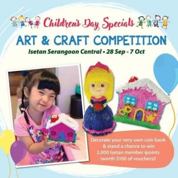 Isetan-Childrens-Day-Specials-The-Art-Craft-Competition-at-Serangoon-Central-350x350 28 Sep-7 Oct 2020: Isetan Childrens Day Specials The Art & Craft Competition at Serangoon Central