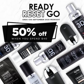 Klara-Cosmetics-50-Off-Reset-Range-Promotion-350x350 12 Sep 2020 Onward: Klara Cosmetics 50% Off Reset Range Promotion