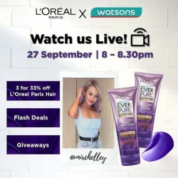 LOreal-Paris-And-Watsons-Livestream-350x350 27 Sep 2020: L'Oreal Paris And Watsons Livestream