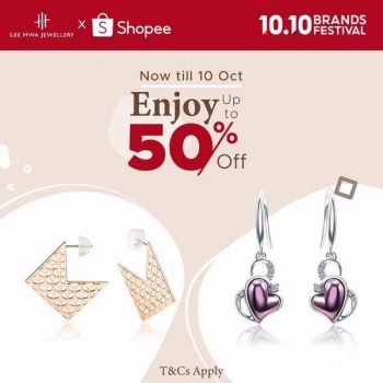Lee-Hwa-Diamond-And-Shopee-10.10-Brands-Festival-Promotion-350x350 24 Sep-10 Oct 2020: Lee Hwa Diamond And Shopee 10.10 Brands Festival Promotion
