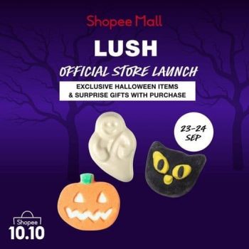 Lush-Halloween-Items-Promotion-at-Shopee-350x350 22-24 Sep 2020: Lush Halloween Items Promotion at Shopee