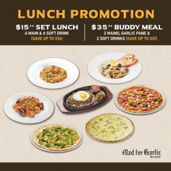 Mad-for-Garlic-Set-Lunch-and-Buddy-Meal-Menu-Promotion-350x350 29 Sep 2020 Onward: Mad for Garlic Set Lunch and Buddy Meal Menu Promotion