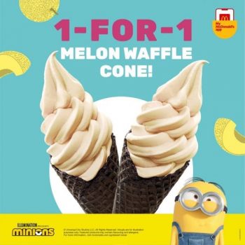 McDonalds-1-Melon-Waffle-Cone-Promotion-350x350 12 Sep 2020 Onward: McDonald's 1 Melon Waffle Cone Promotion