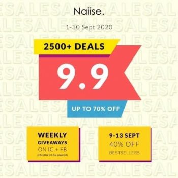 Naiise-9.9-Sale-350x350 1-30 Sep 2020: Naiise 9.9 Sale