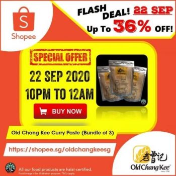 Old-Chang-Kee-Flash-Sale-Deal-at-Shopee-350x350 22 Sep 2020: Old Chang Kee Flash Sale Deal at Shopee
