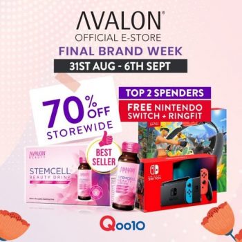 Qoo10-Avalon-Official-Brand-Week-Giveaways-350x350 31 Aug-6 Sep 2020: Avalon Official Brand Week Sale at Qoo10