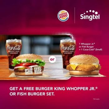 SINGTEL-Free-Burger-King-Whopper-Jr.-Or-Fish-Burger-Set-Promotion-1-350x350 19 Sep-30 Oct 2020: SINGTEL Free Burger King Whopper Jr. Or Fish Burger Set Promotion