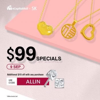 SK-JEWELLERY-99-Special-Sale-350x350 9 Sep 2020: SK JEWELLERY $99 Special Sale on eCapitaMall