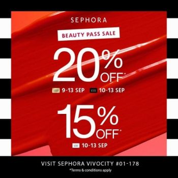 Sephora-Beauty-Pass-Sale-at-VivoCity--350x350 10-13 Sep 2020: Sephora Beauty Pass Sale at VivoCity